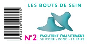 BOUTS DE SEINS SILICONE N°2 - FORME RONDE - visuel 1