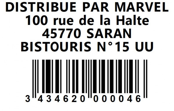 BISTOURI STÉRILE N°15 ©SWANN MORTON - visuel 1