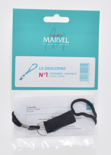 DRAGONNE POLYAMIDE - ÉLASTIQUE - POUR CANNE - visuel 2