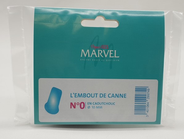 EMBOUT CANNE CAOUTCHOUC - N°0 - 10 MM - visuel 2