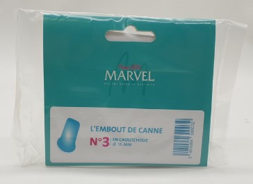 EMBOUT CANNE CAOUTCHOUC - N°3 - 16 MM - visuel 2