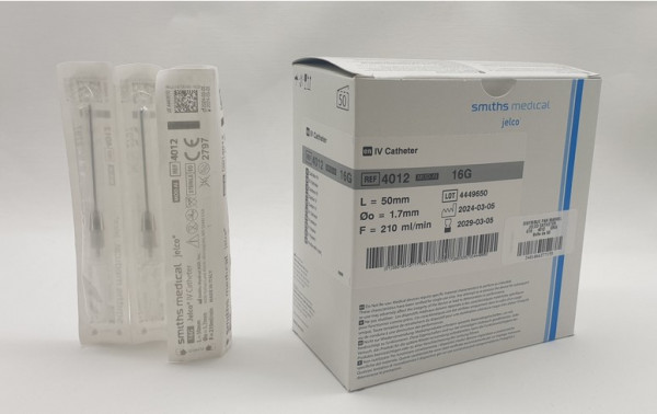 CATHÉTERS I.V. JELCO™ – ICU MEDICAL - G16 STÉRILE - GRIS - BT5 - visuel 2