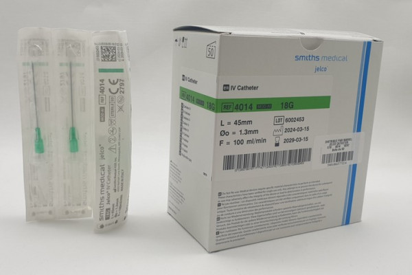 CATHÉTERS I.V. JELCO™ – ICU MEDICAL - G18 STÉRILE - VERT - BT50 - visuel 2