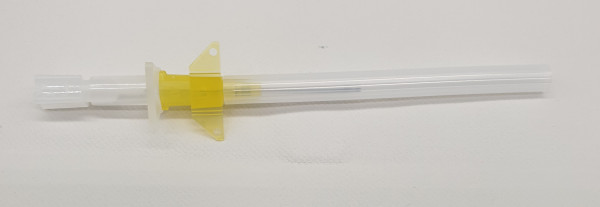 CATHÉTER OPTIVA®W AILETTES – ICU MEDICAL - G24 STÉRILE - JAUNE - BT5