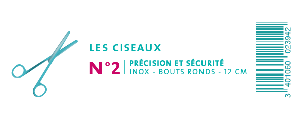 CISEAUX INOX - M/M DROITS 12 CM - visuel 1