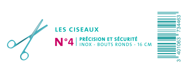 CISEAUX INOX - M/M DROITS 16 CM - visuel 1