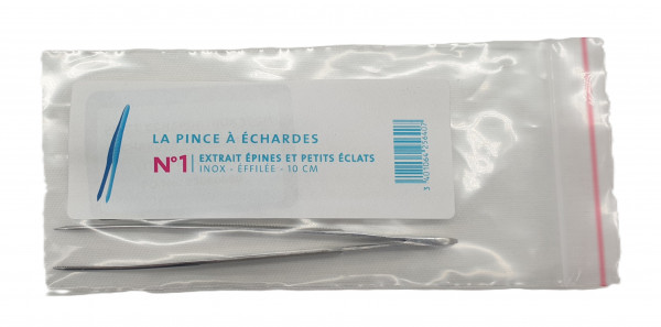PINCE À ÉCHARDES INOX - EFFILÉE 10CM - visuel 3