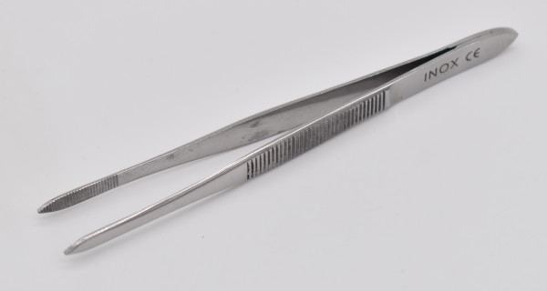 PINCE À ÉCHARDES INOX - EFFILÉE 10CM