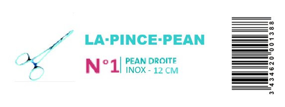 PINCE PEAN MURPHY INOX - 12 CM - visuel 1
