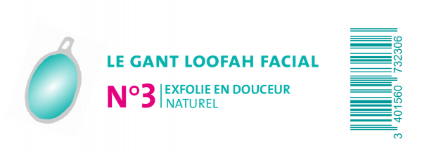GANT FACIAL LOOFAH OVAL - visuel 1