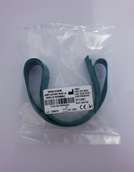 GARROT CAOUTCHOUC VERT - 75 CM - visuel 2
