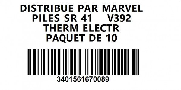 PILE SR41 POUR THERMOMÈTRE ÉLECTRONIQUE - visuel 1