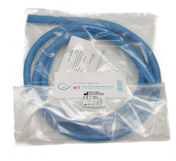 TUBE À DOUCHE - 150CM - BLEU - visuel 3