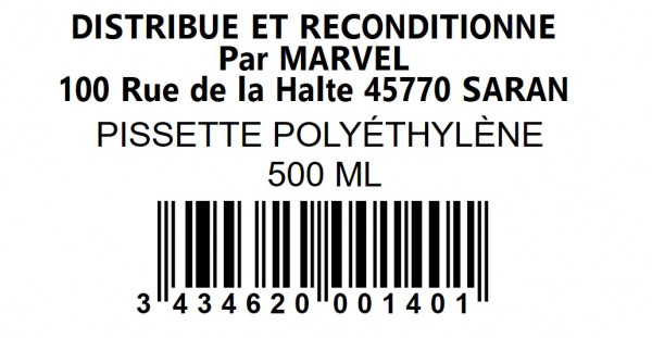 PISSETTE POLYETHYLÈNE - 500 ML - visuel 1