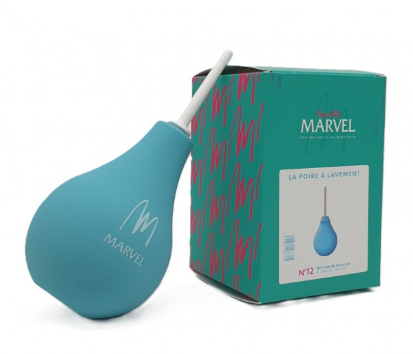 POIRE À LAVEMENT N°12 - 350ML + CANULE - visuel 2
