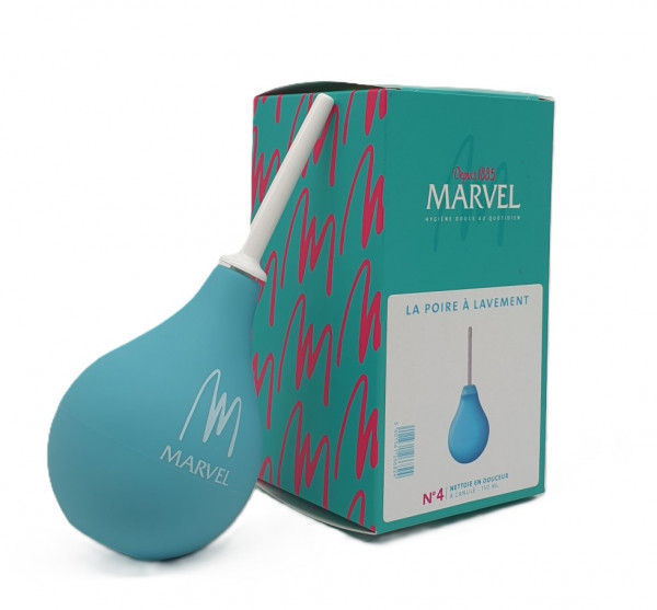 POIRE À LAVEMENT N°4 - 150ML + CANULE - visuel 2