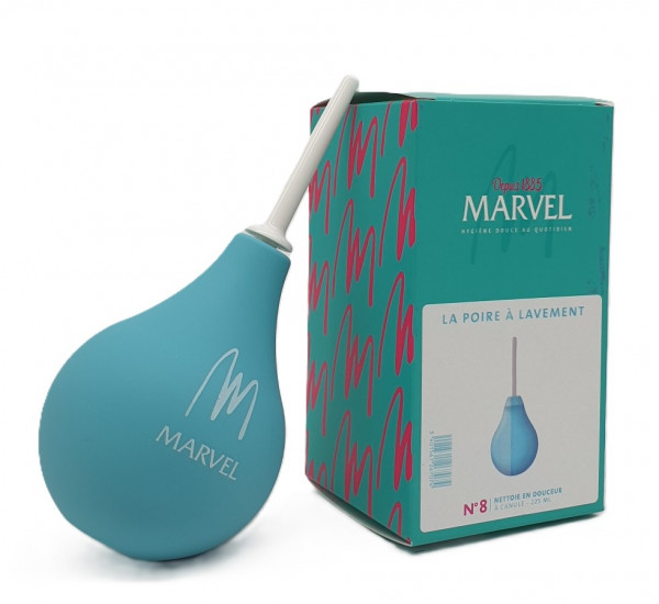 POIRE À LAVEMENT N°8 - 225ML + CANULE - visuel 2
