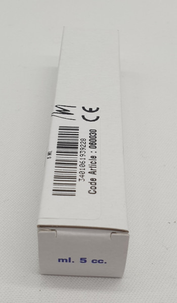 SERINGUE VERRE LUER MÉTAL - 5ML - visuel 2
