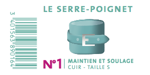 SERRE-POIGNET CUIR N°1 - TAILLE S - visuel 1