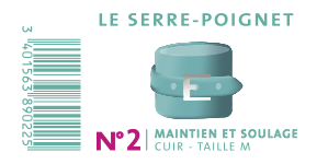 SERRE-POIGNET CUIR N°2 - TAILLE M - visuel 1