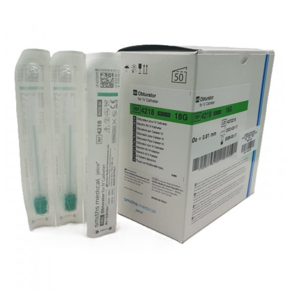 STYLET OBTURATEUR JELCO - ICU MEDICAL - G18 STÉRILE - VERT - visuel 2