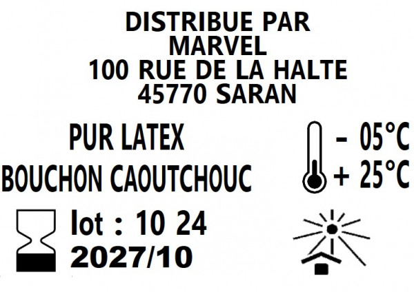 VESSIE À GLACE N°5 - LATEX Ø 30CM - visuel 2