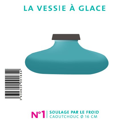 VESSIE À GLACE N°1 - CAOUTCHOUC Ø 16CM - visuel 1