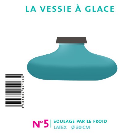 VESSIE À GLACE N°5 - LATEX Ø 30CM - visuel 1